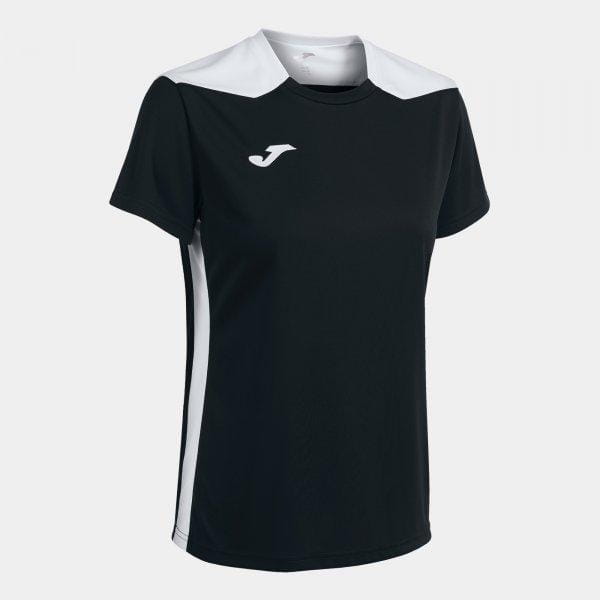  Frauen-T-Shirt Joma Championship VI Short Sleeve T-Shirt Black White