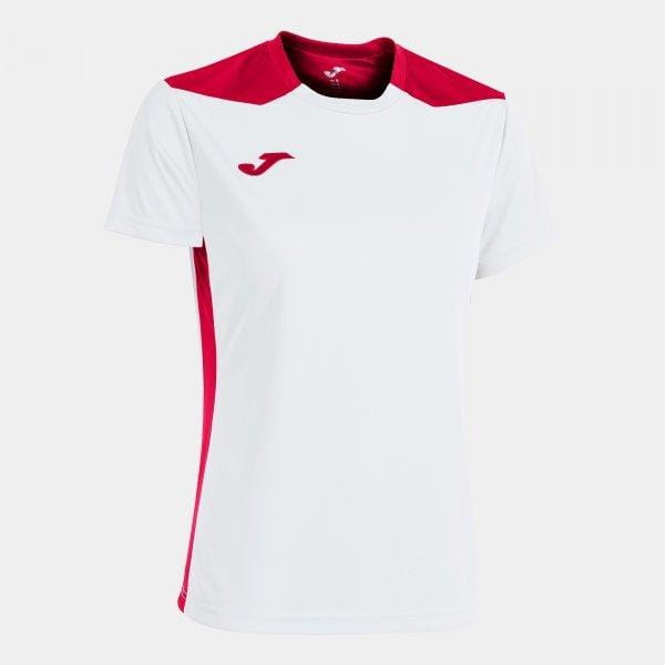  Dámske tričko Joma Championship VI Short Sleeve T-Shirt White Red
