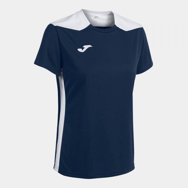  Frauen-T-Shirt Joma Championship VI Short Sleeve T-Shirt Navy White
