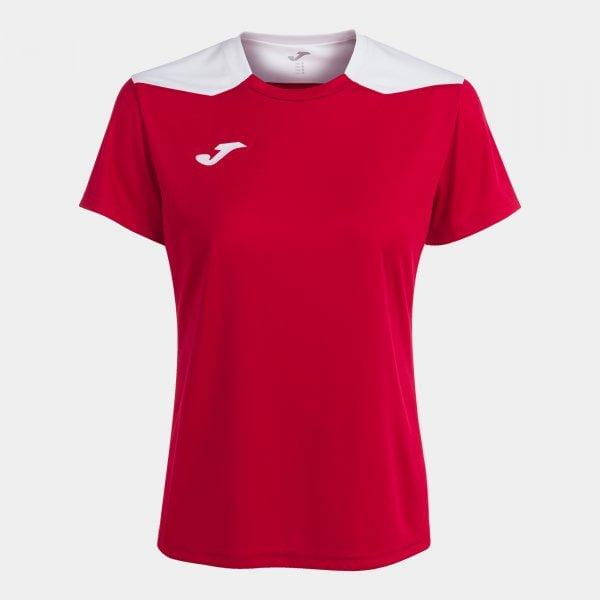  Frauen-T-Shirt Joma Championship VI Short Sleeve T-Shirt Red White