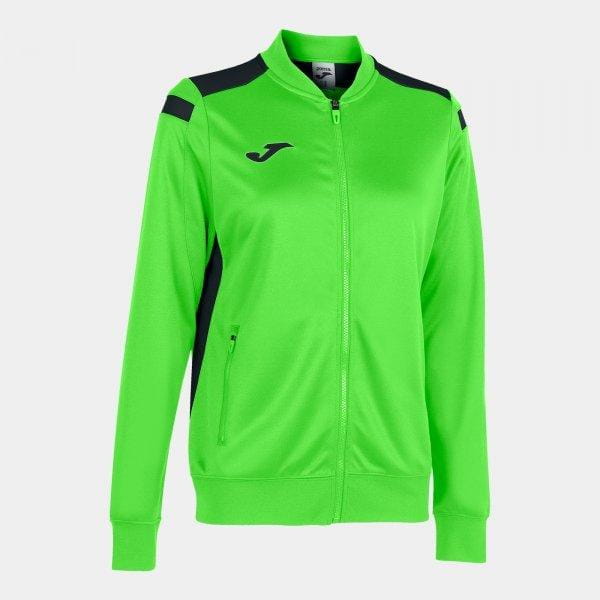 Bluza damska Joma Championship VI Full Zip Sweatshirt Fluor Green Black