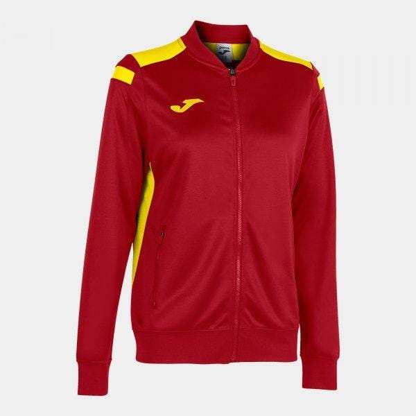  Bluza damska Joma Championship VI Full Zip Sweatshirt Red Yellow