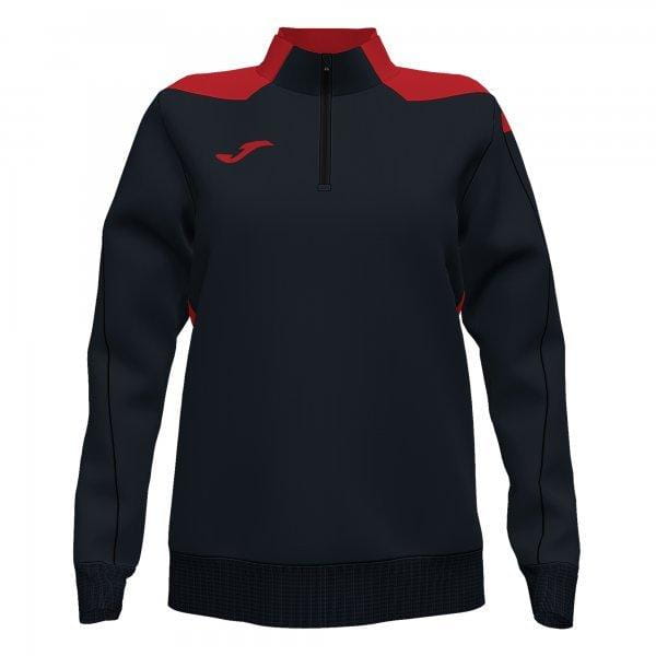  Női pulóver Joma Championship VI Sweatshirt Black Red