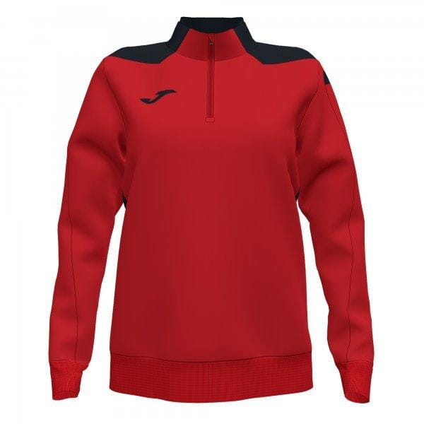  Női pulóver Joma Championship VI Sweatshirt Red Black