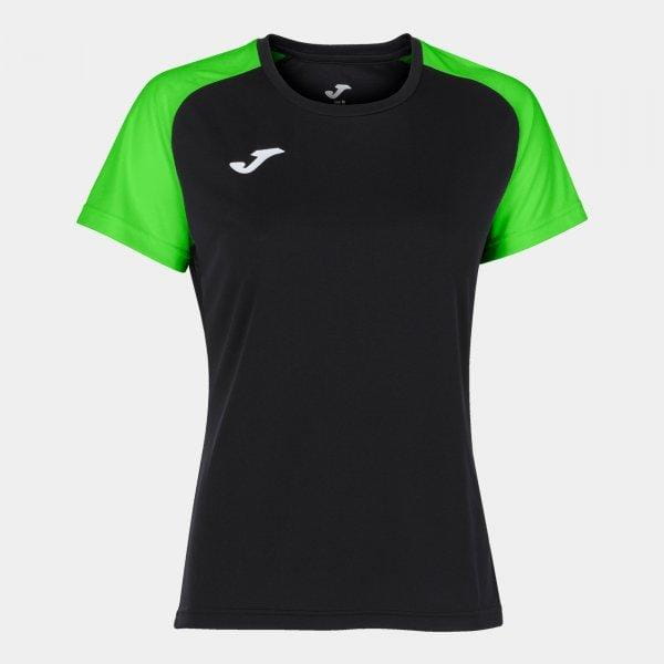  Dámske tričko Joma Academy IV Short Sleeve T-Shirt Black Fluor Green