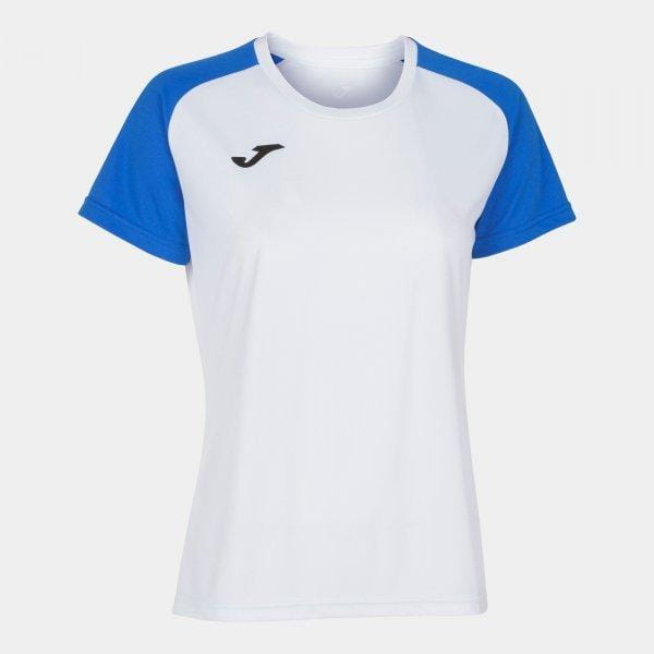  Dames-T-shirt Joma Academy IV Short Sleeve T-Shirt White Royal