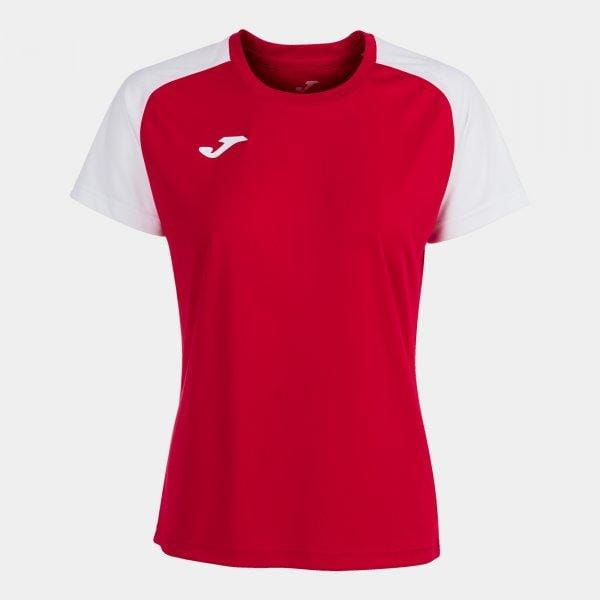 T-shirt pour femmes Joma Academy IV Short Sleeve T-Shirt Red White