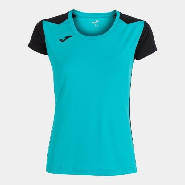  Frauen-T-Shirt Joma Record II Short Sleeve T-Shirt Turquoise Black