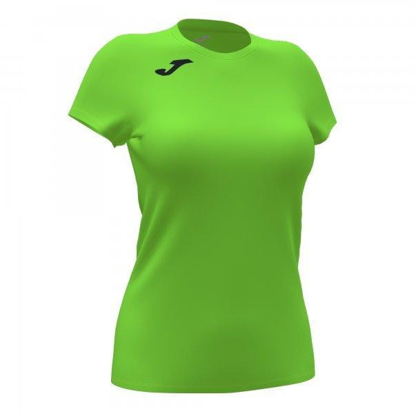  Dámske tričko Joma Record II Short Sleeve T-Shirt Fluor Green