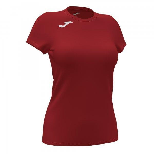  Női póló Joma Record II Short Sleeve T-Shirt Red