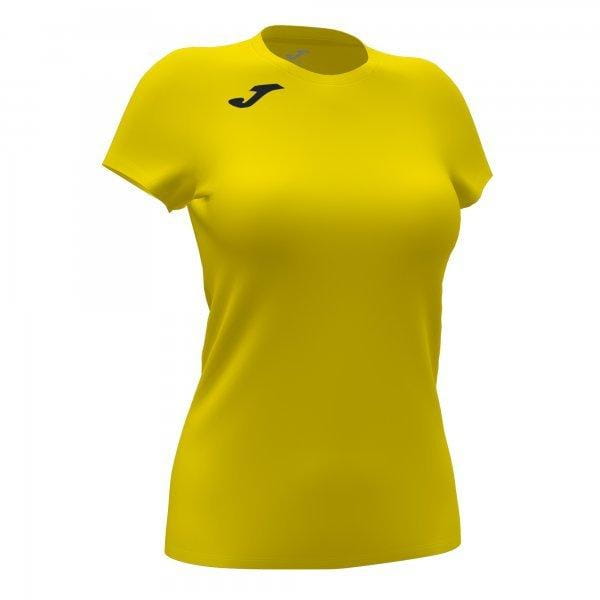  Frauen-T-Shirt Joma Record II Short Sleeve T-Shirt Yellow