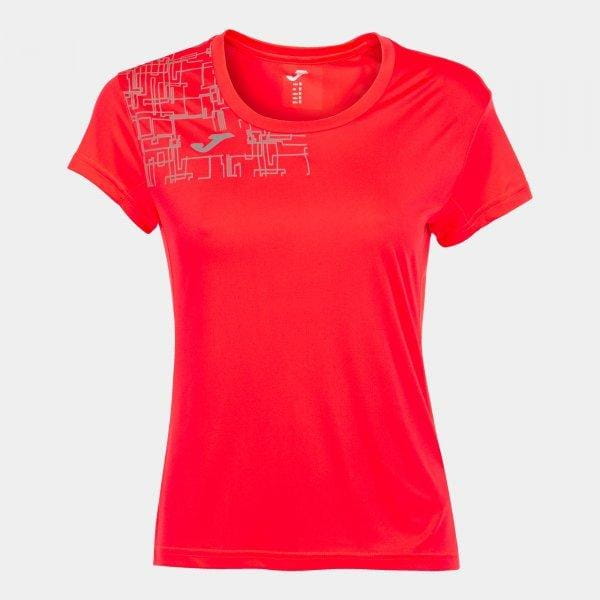  Koszulka damska Joma Elite VIII Short Sleeve T-Shirt Fluor Coral