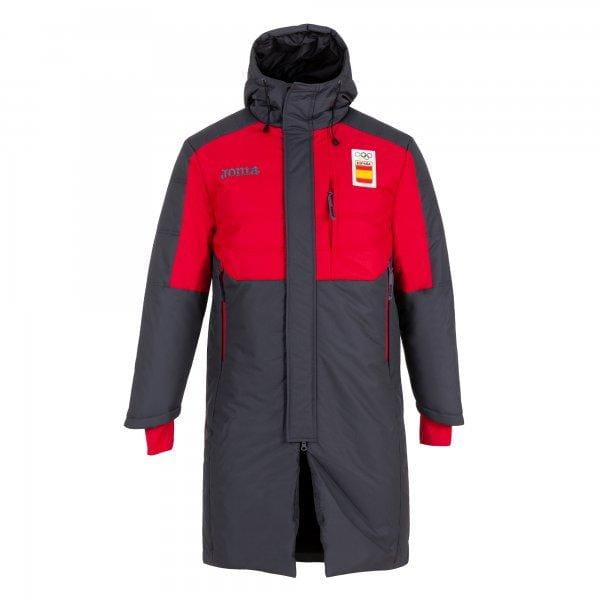Kabátok Joma Parade Winter Jacket C.o.e. Red-Grey