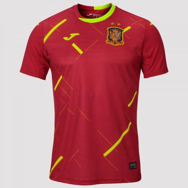 Trička Joma 1St T-Shirt Spanish Futsal Red S/S