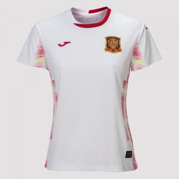  Dámske tričko Joma 2Nd T-Shirt Spanish Futsal White S/S Woman