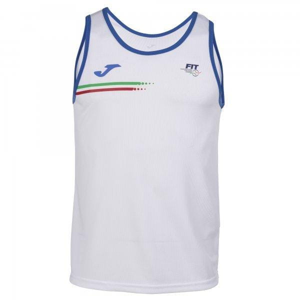  Pánské tílko Joma T-Shirt Fed. Tennis Italy White Sleeveless