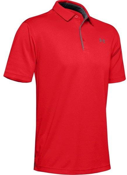 Sporthemd für Männer Under Armour Tech Polo-RED