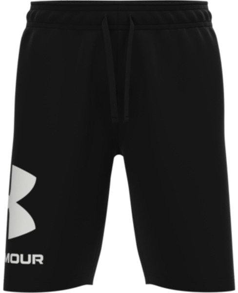 Pantalones cortos de deporte para hombre Under Armour Rival FLC Big Logo Shorts-BLK