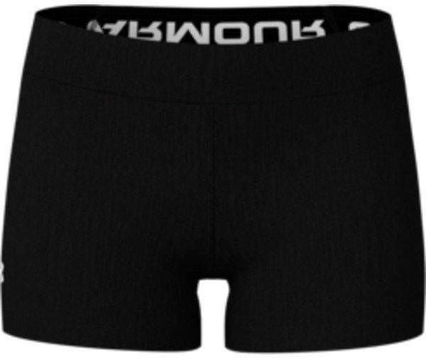 Pantalones cortos deportivos de mujer Under Armour HG Armour Mid Rise Shorty-BLK