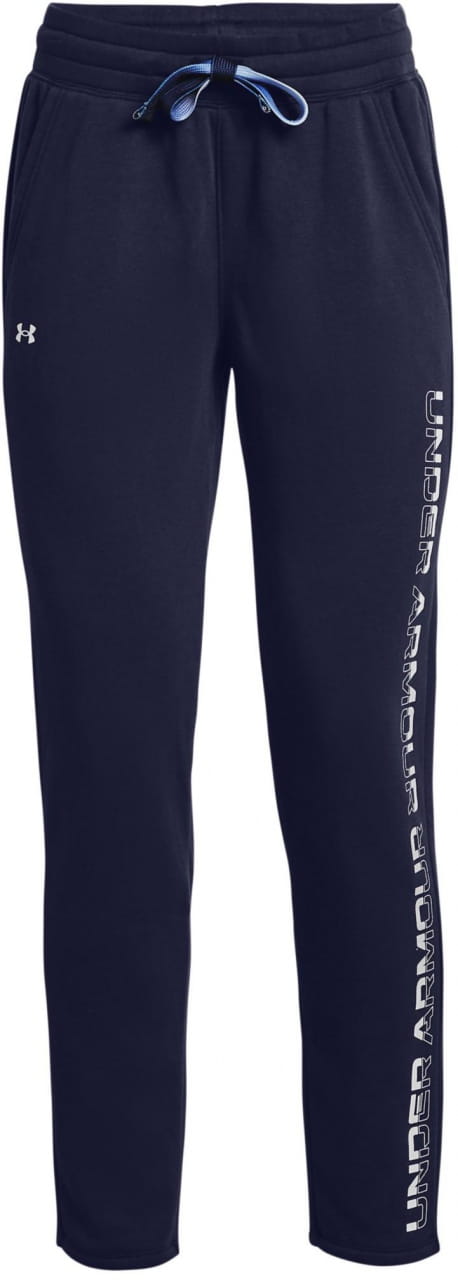 Kalhoty Under Armour Rival Fleece Grdient Pant-NVY