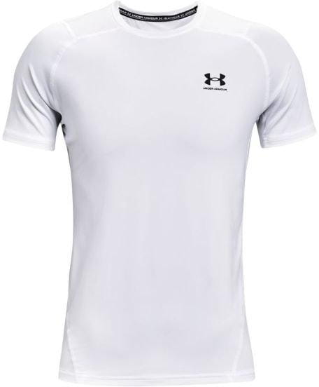 Férfi sporting Under Armour HG Armour Fitted SS-WHT
