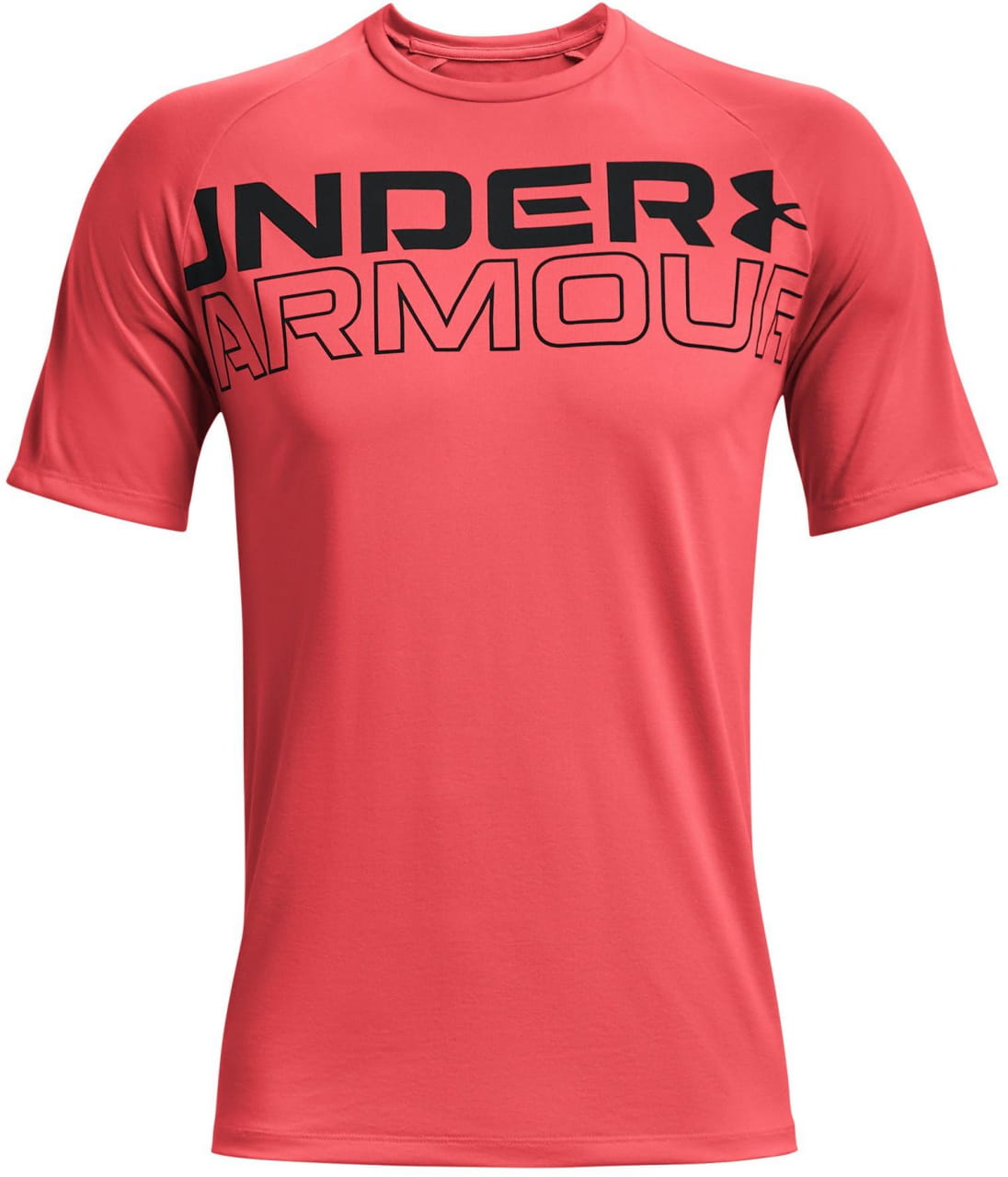 T-shirts Under Armour TECH 2.0 WORDMARK SS-RED