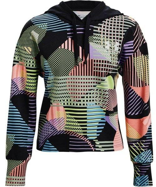Mikiny Under Armour Rival Terry Geo Print Hoodie-BLK
