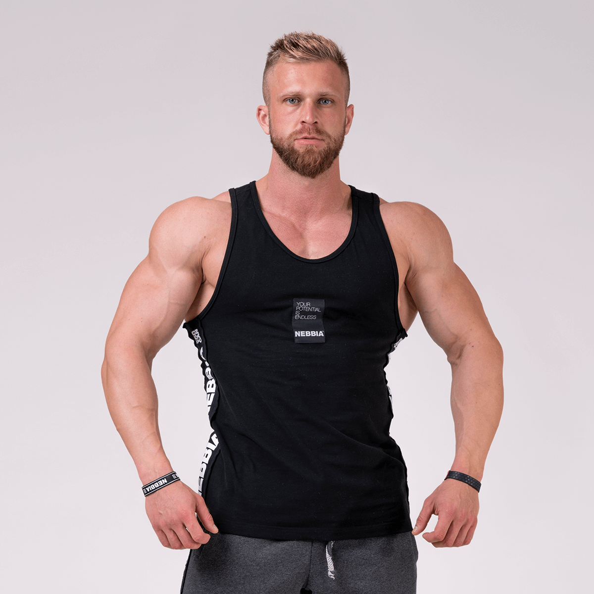 Fitness-Tanktop für Männer Nebbia "Your potential is endless" Tank Top