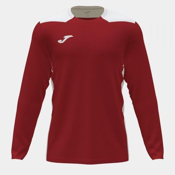  Pánske tričko Joma Championship VI Long Sleeve T-Shirt Red White