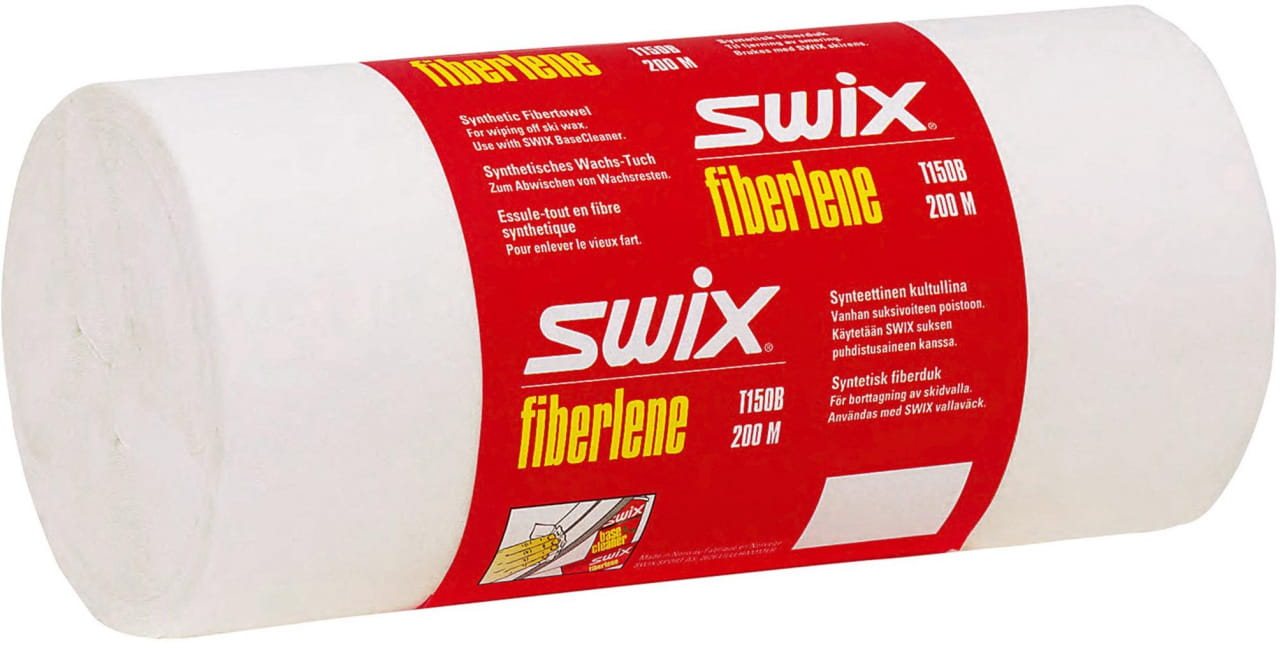 Čistící a zažehlovací utěrka Swix čistící utěrka Fiberlene, 200m