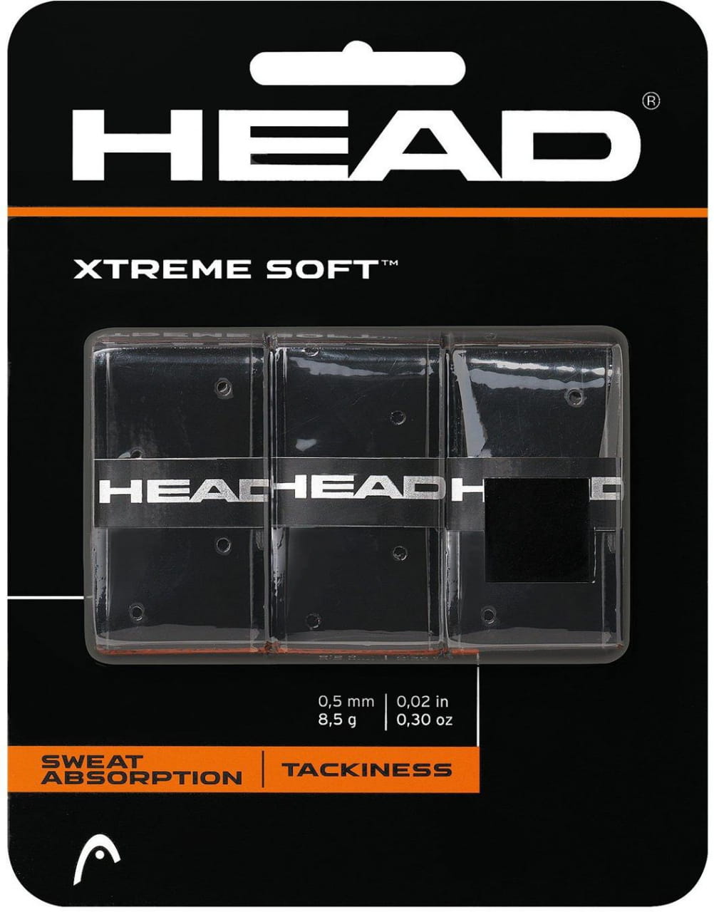 Tenisz csomagolópapír Head XtremeSoft Grip 3 pcs Pack
