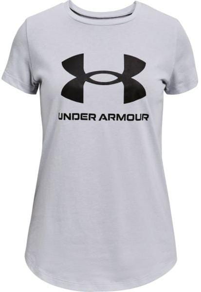 Koszulka sportowa dla dzieci Under Armour Live Sportstyle Graphic SS-GRY
