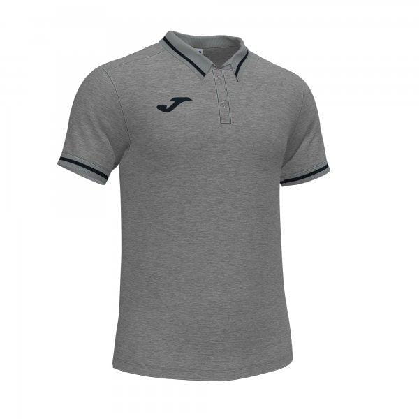  Herrenhemd Joma Confort II Short Sleeve Polo Melange Grey