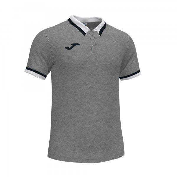  Herrenhemd Joma Confort II Short Sleeve Polo Melange Grey