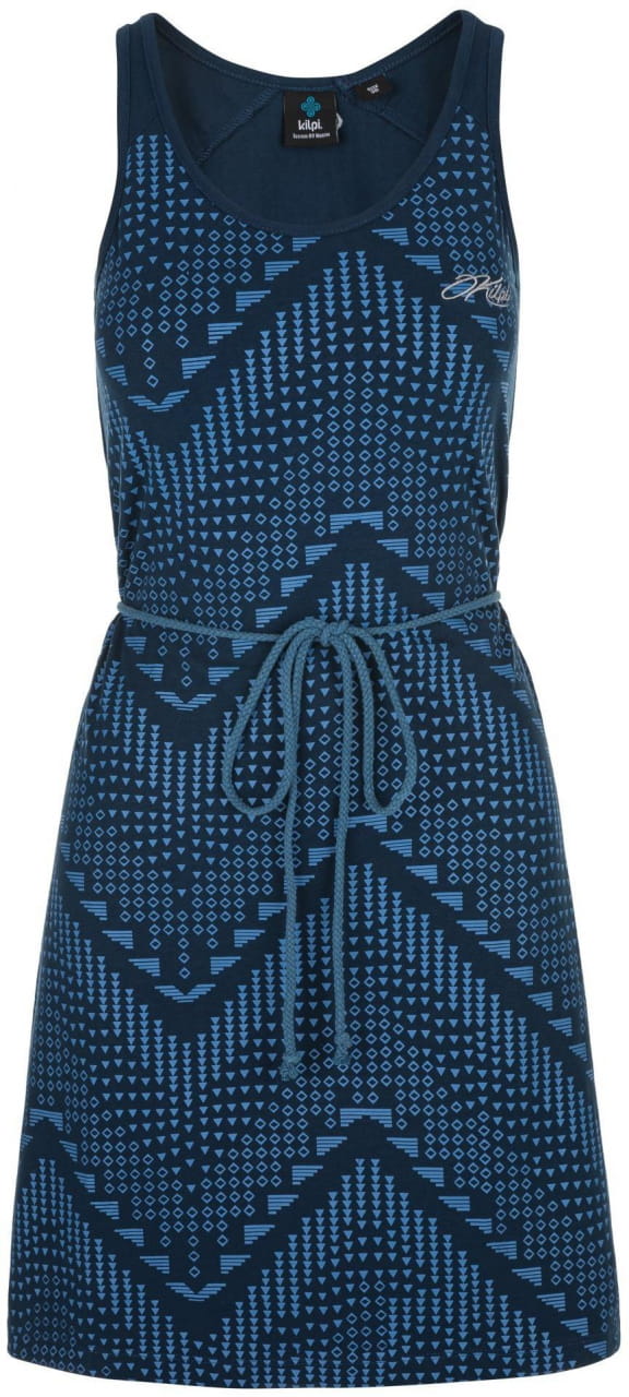 Dámske bavlnené šaty Kilpi Melia Tmavě Modrá