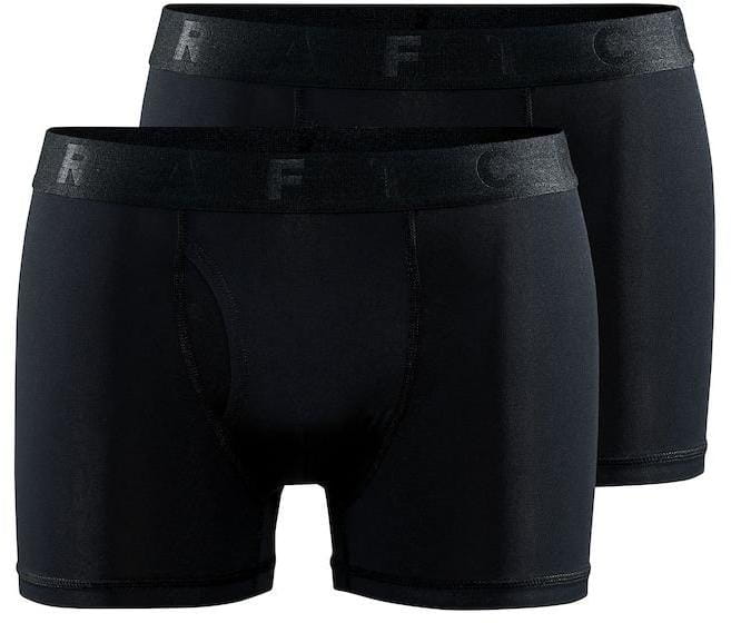 Pánska funkčná spodná bielizeň Craft Boxerky CORE Dry 3" 2-pack černá