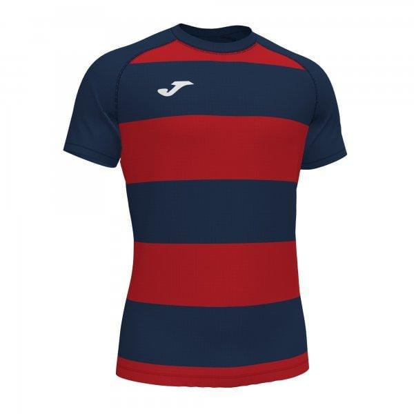  Férfi ing Joma Prorugby II Short Sleeve T-Shirt Navy Red