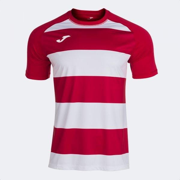  Férfi ing Joma Prorugby II Short Sleeve T-Shirt Red White