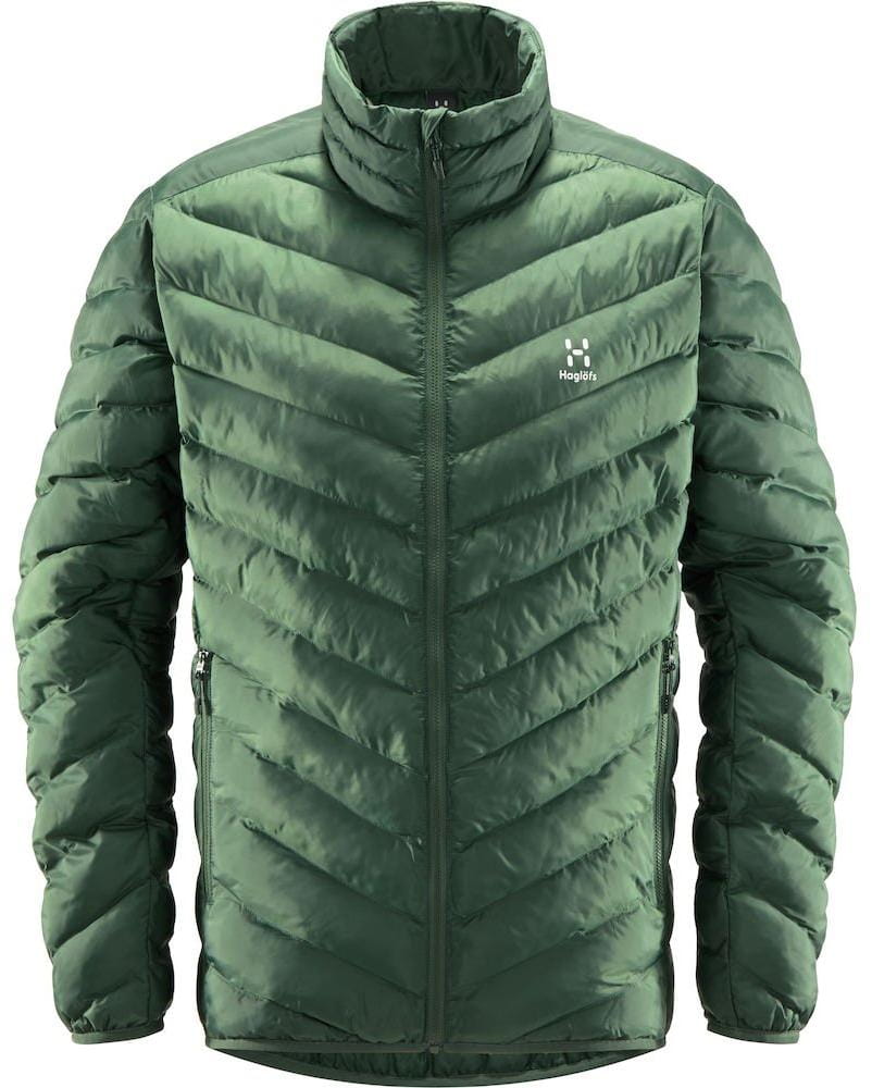 Pánská outdoorová bunda Haglöfs Bunda Sarna Mimic tmavě zelená