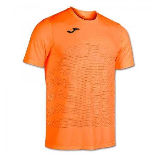  Pánske tričko Joma Marathon Short Sleeve T-Shirt Fluor Orange