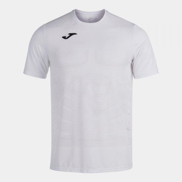  Pánské triko Joma Marathon Short Sleeve T-Shirt White