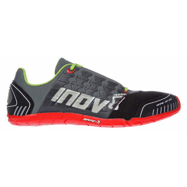 Fitness obuv Inov-8 Boty BARE-XF 210 forest/black/red/lime (S) tmavě zelená