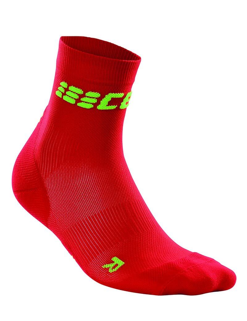 Ponožky CEP Krátké ponožky ultralight dámské II červená / zelená