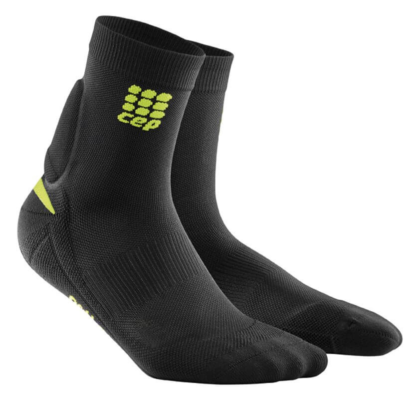 Ponožky CEP Ponožky s podporou achilovky dámské černá / zelená