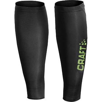 Návleky Craft COOL Body Control - návleky na nohy černá se zelenou