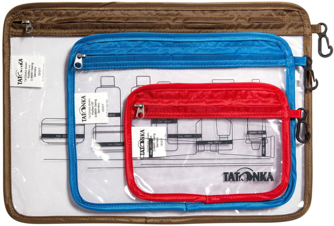 Folyékony tokok készlete Tatonka Zip Flight Bag Set