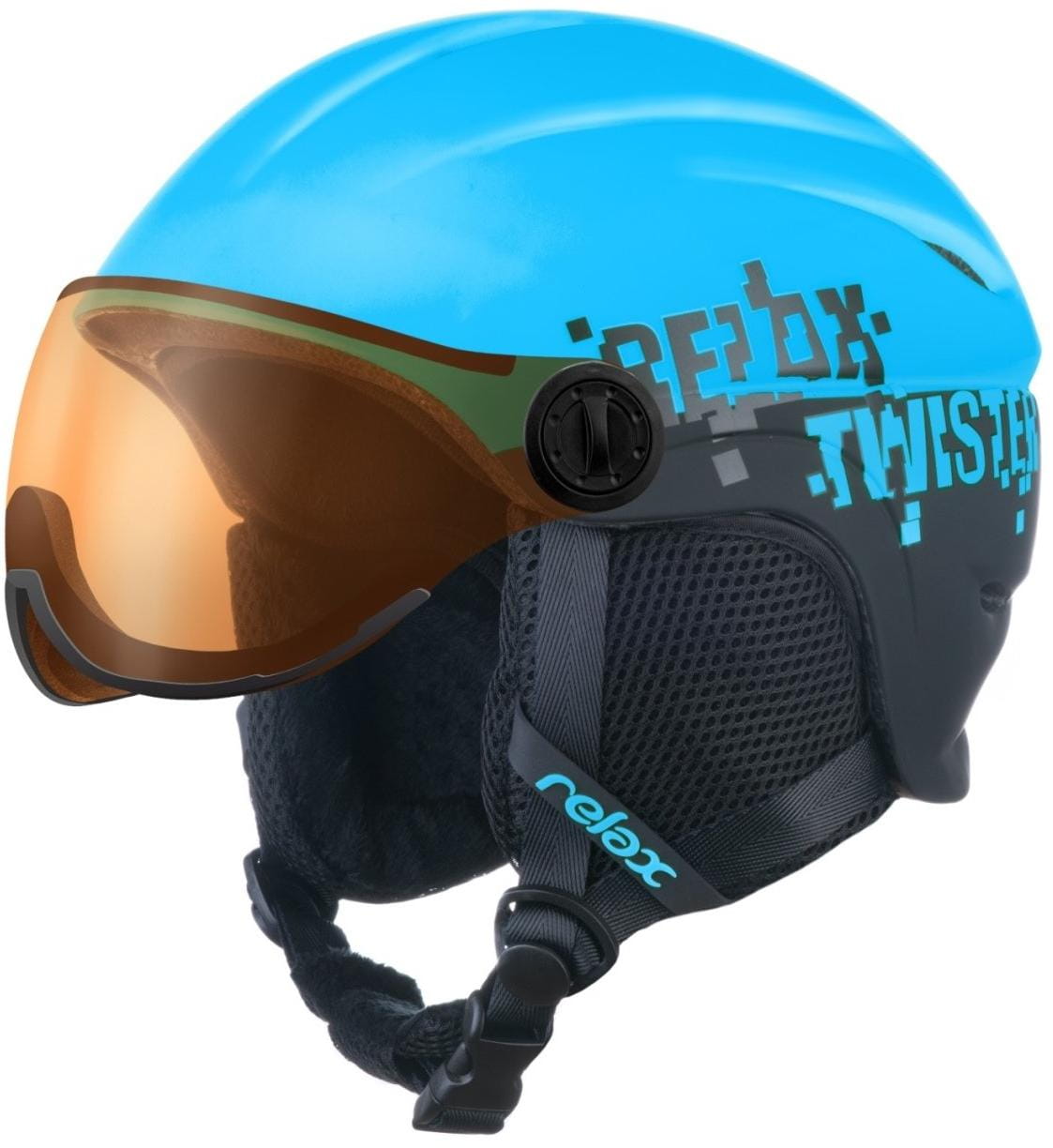 Dětská lyžařská helma se štítem Relax Twister Visor
