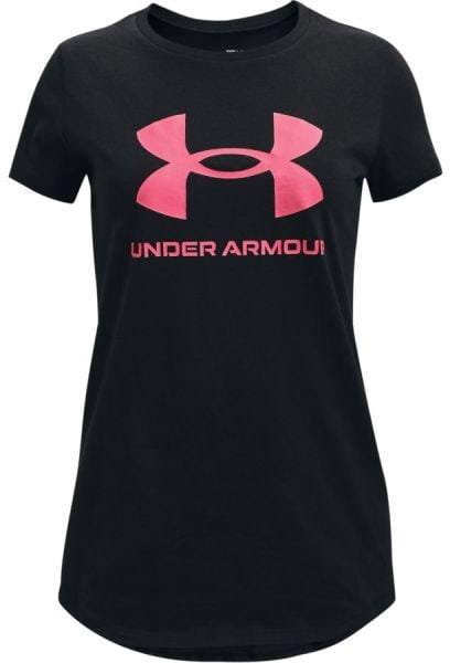 Kinder-Sport-Shirt Under Armour Live Sportstyle Graphic SS-BLK