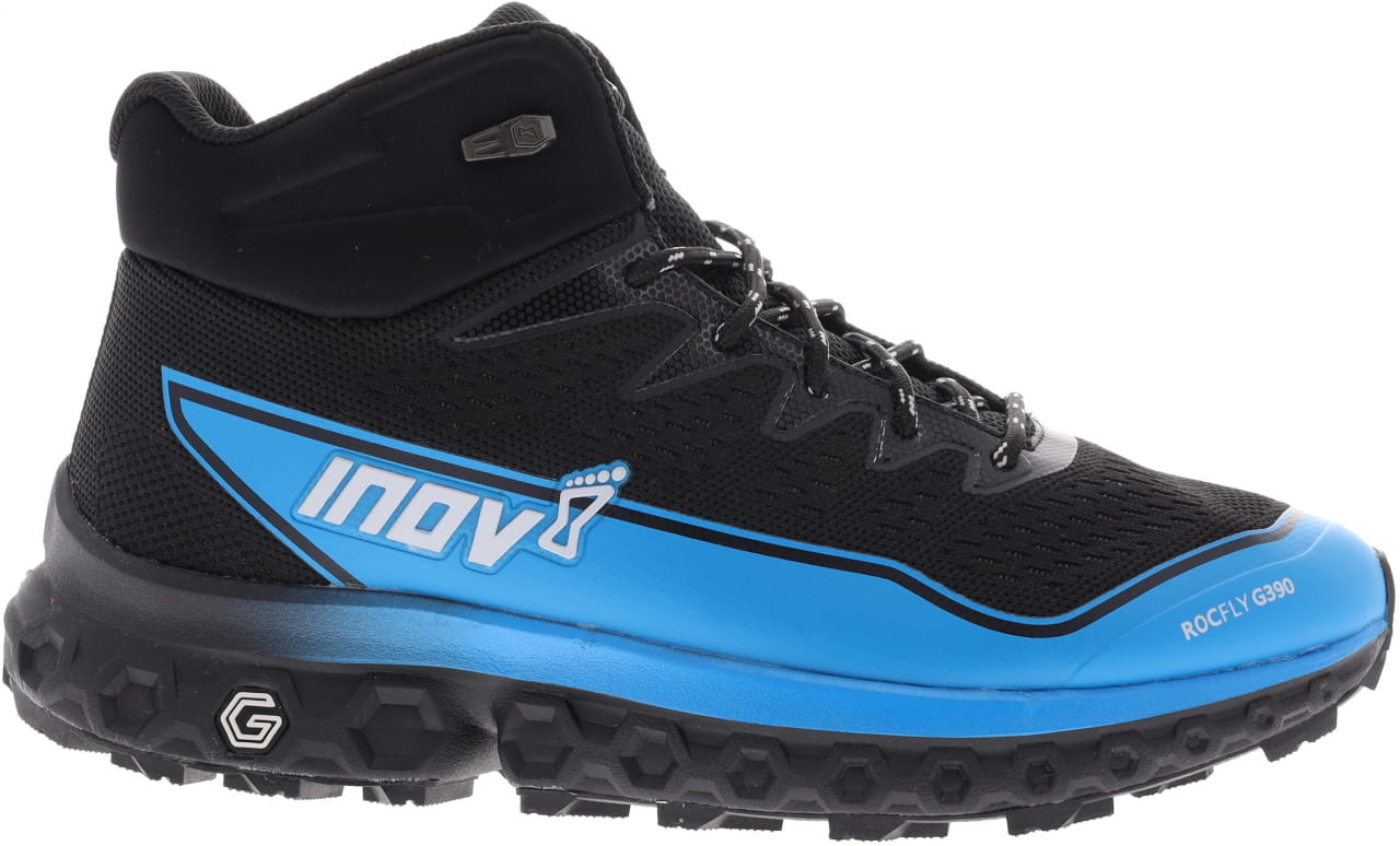 Męskie buty trekkingowe Inov-8  ROCFLY G 390 M (S) black/blue modrá