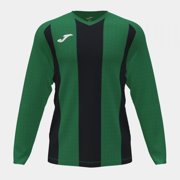  Pánské triko Joma Pisa II Long Sleeve T-Shirt Green Black